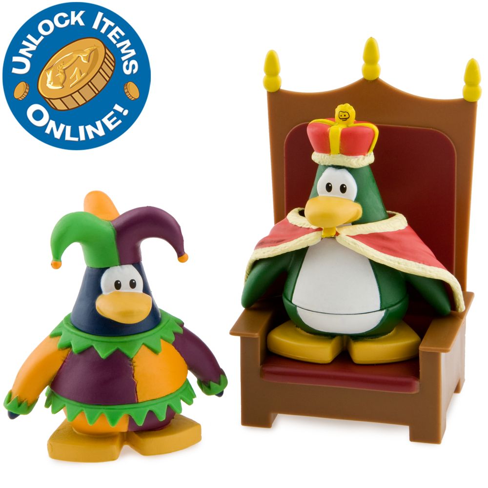 Club Penguin 2'' Mix 'N Match Figure Pack - Court Jester and King