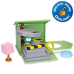 Club Penguin Green Puffle House with Propeller Launcher Play Set -- 6-Pc.