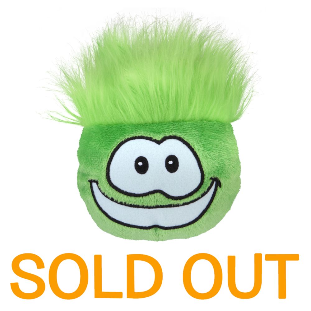 Club Penguin 4'' Green Pet Puffle -- Series #4