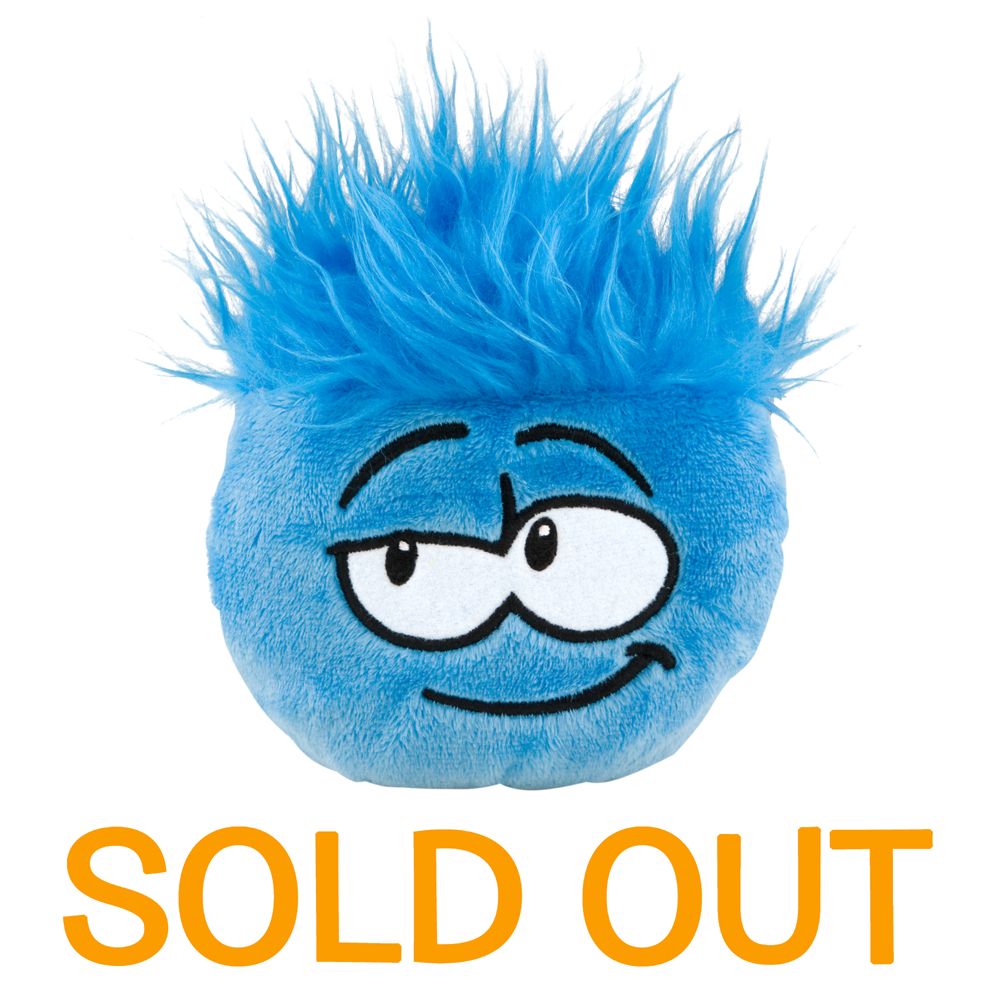 Club Penguin 4'' Blue Pet Puffle -- Series #4