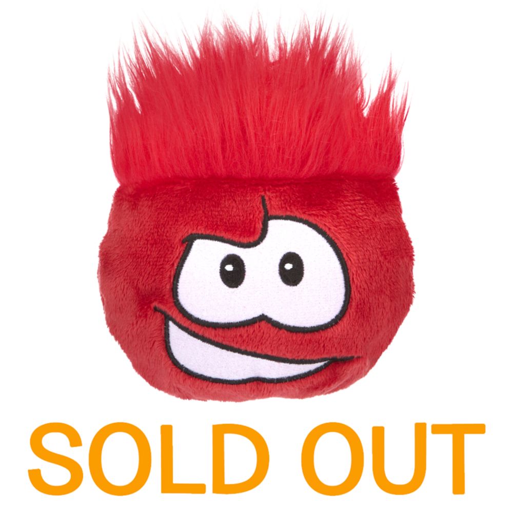Club Penguin 4'' Red Pet Puffle -- Series #4