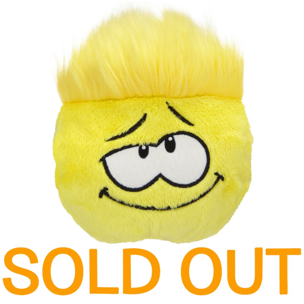 Club Penguin 4'' Yellow Pet Puffle -- Series #4