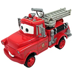 Disney Cars Toon Rescue Squad Mater Fire Truck Push Along Car