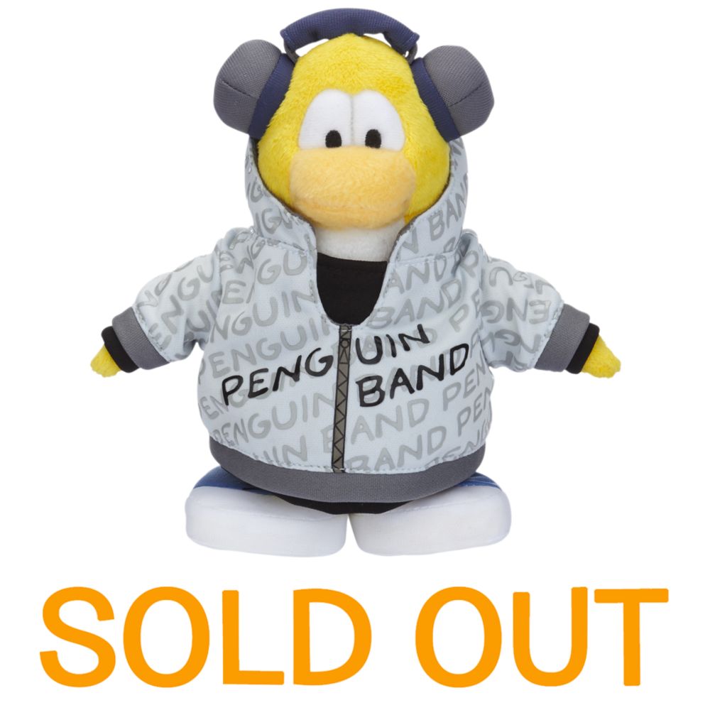 Club Penguin 6 1/2'' Limited Edition Penguin Plush ? Band Member