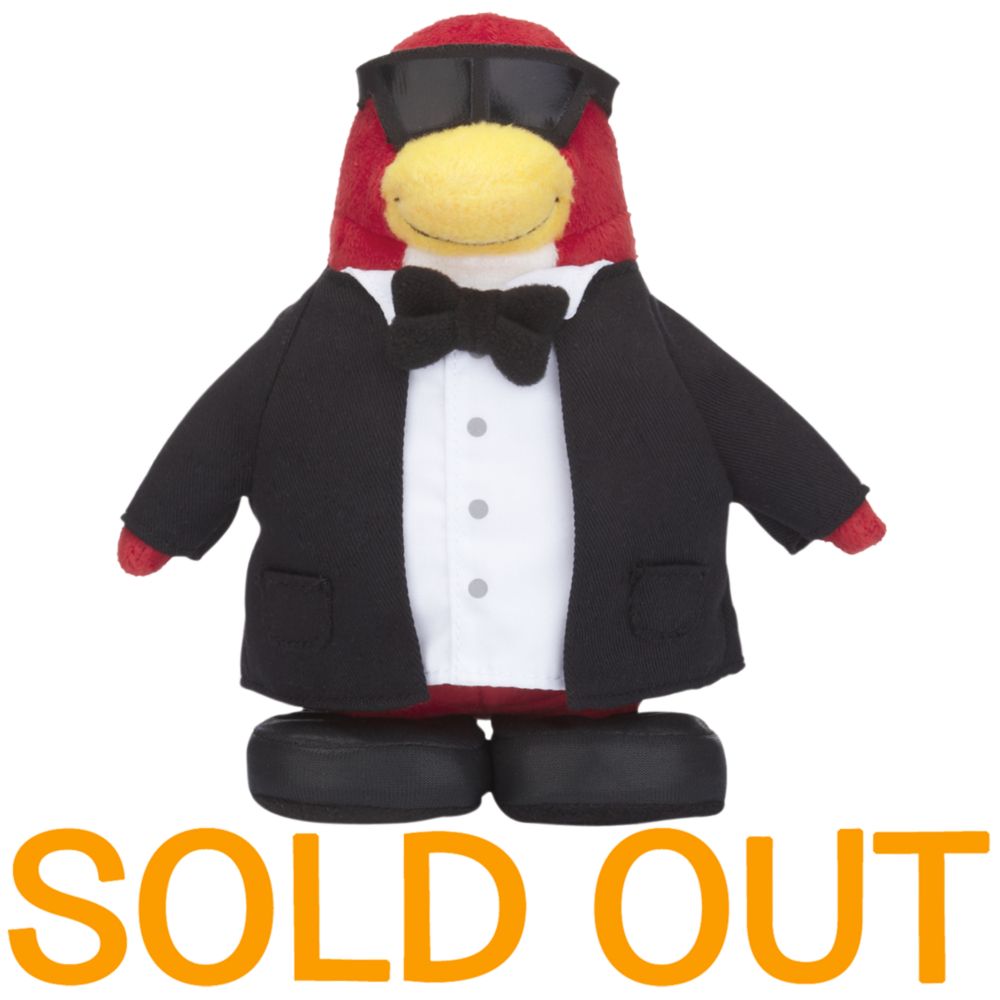 Club Penguin 6 1/2'' Limited Edition Penguin Plush ? Secret Agent