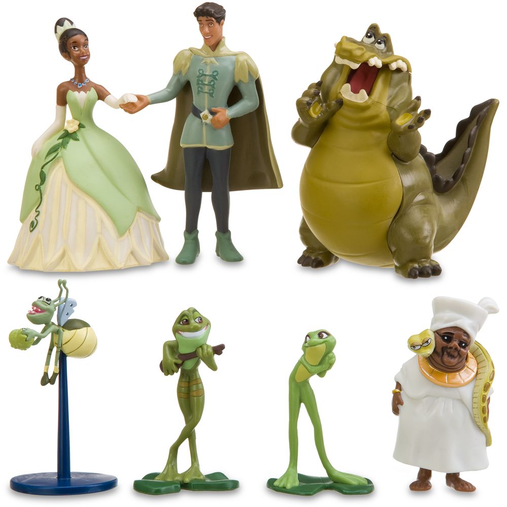 The Princess and the Frog Figurine Play Set -- 7-Pc.