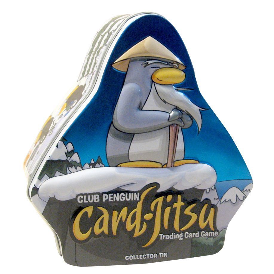Club Penguin Card-Jitsu Trading Card Game ''Sensei'' Collector Tin