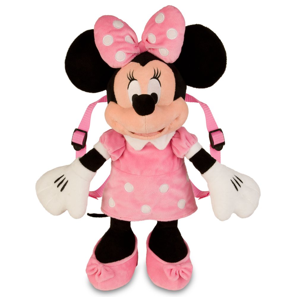 Minnie Mouse Plush Backpack -- 16''