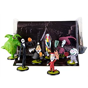 Tim Burtons The Nightmare Before Christmas Figurine Play Set -- 7-Pc.