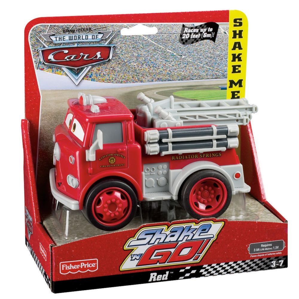 Disney Cars Shake 'N Go Red Toy Vehicle by Fisher-Price