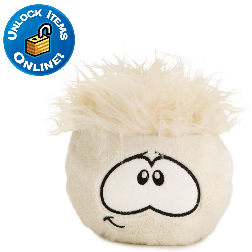 Club Penguin White Pet Puffle -- 6 H