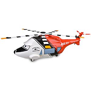 Cars Toon Rescue Squad Helicopter Die Cast Carrier Play Set -- 4-Pc.