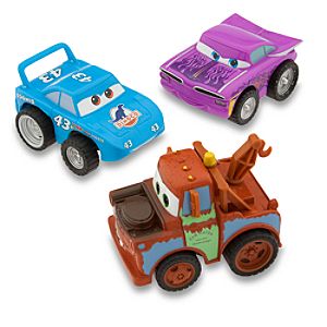 Disney Cars Turbo Pullback Racer Set with Tow Mater -- 3-Pc.