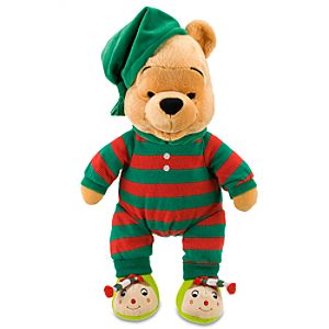 Christmas Morning Winnie the Pooh Plush -- 17 H