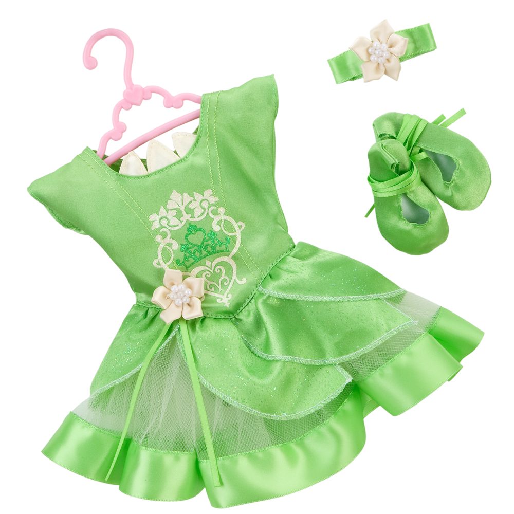Princess and Me Tiana Ballet Recital Costume Set -- 4-Pc.