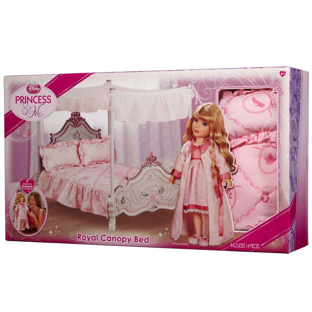 18 inch doll canopy bed