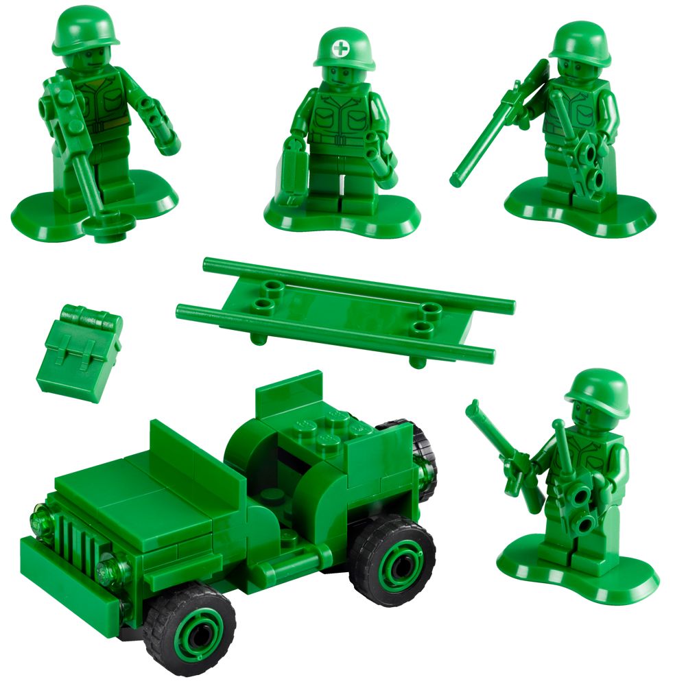 Army Men on Patrol Toy Story Lego Set