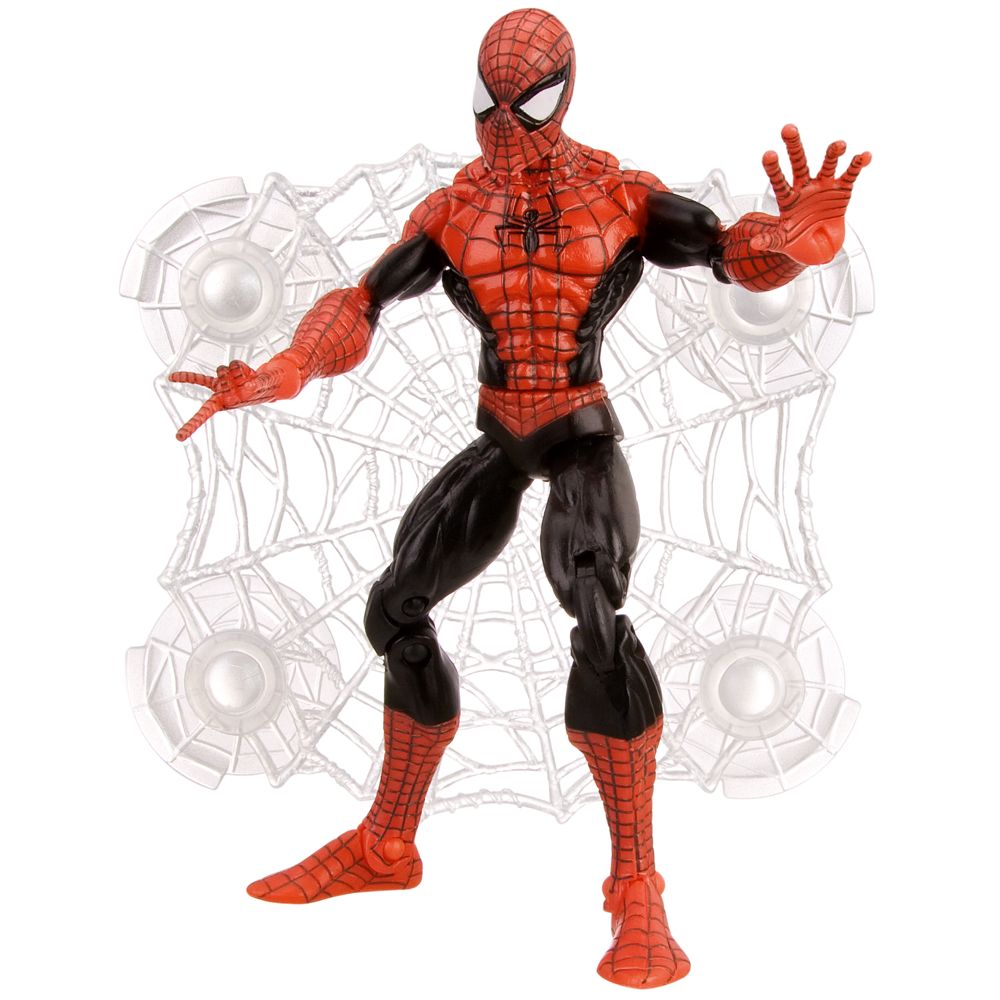 Wall Sticking Web Spider-Man Action Figure -- Black -- 6''