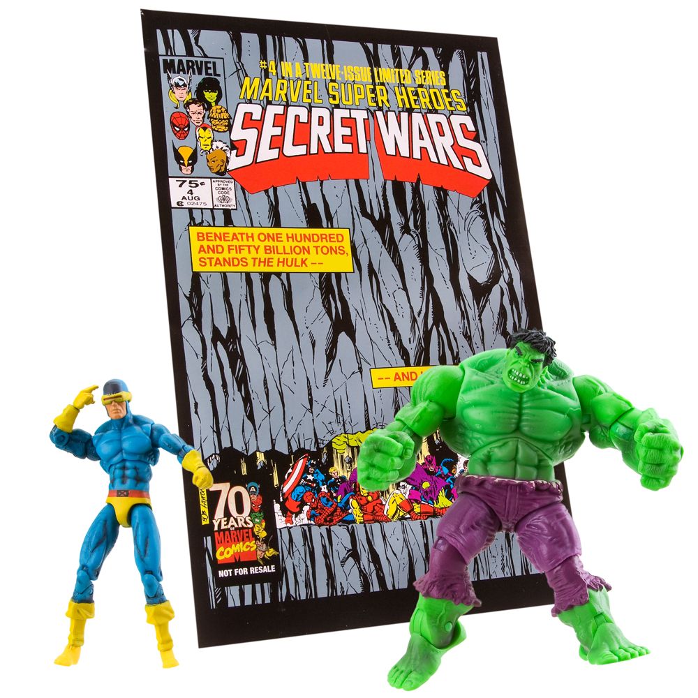 Marvel&reg; Universe Comic Pack: Hulk and Cyclops Action Figure Set