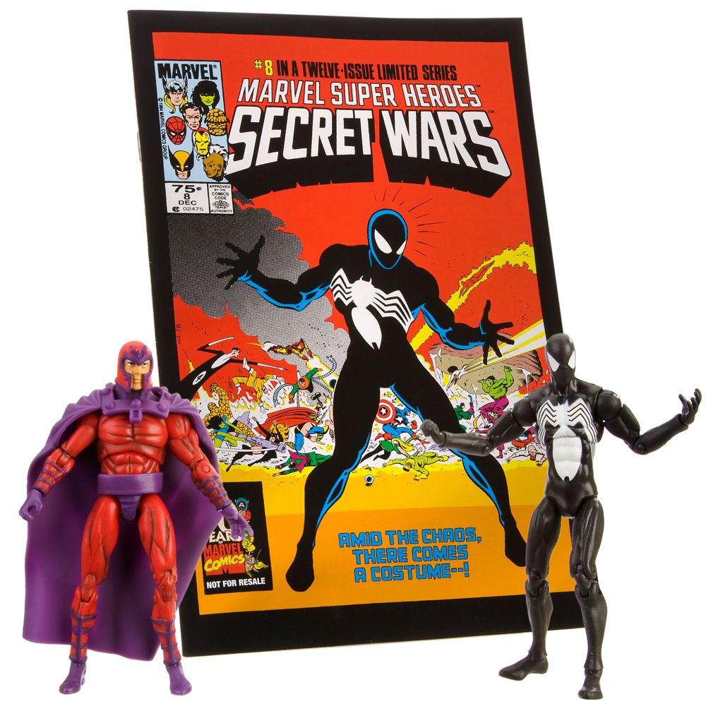 Marvel&reg; Universe Comic Pack: Spider-Man and Magneto Action Figure Set