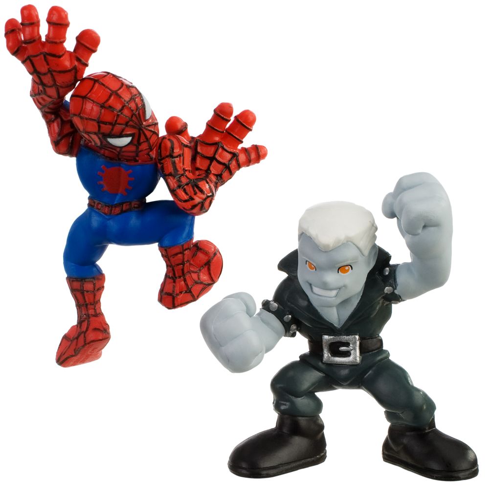  Super Hero Squad    Spider Man and Tombstone Action Figures
