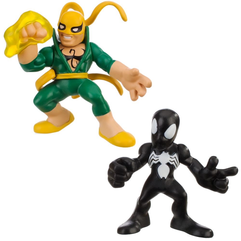  Super Hero Squad    Spider Man and Iron Fist Action Figures