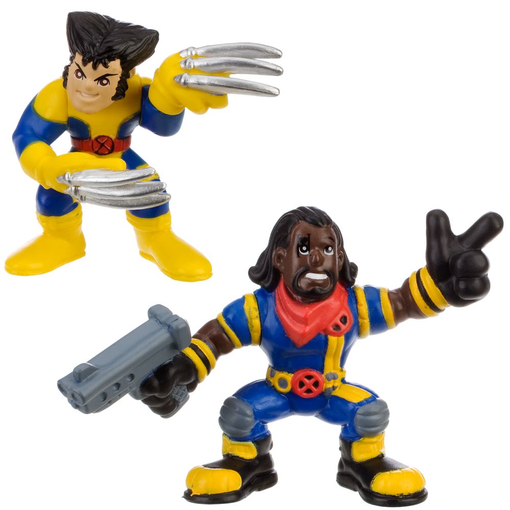 Super Hero Squad -- Wolverine and Bishop Action Figures