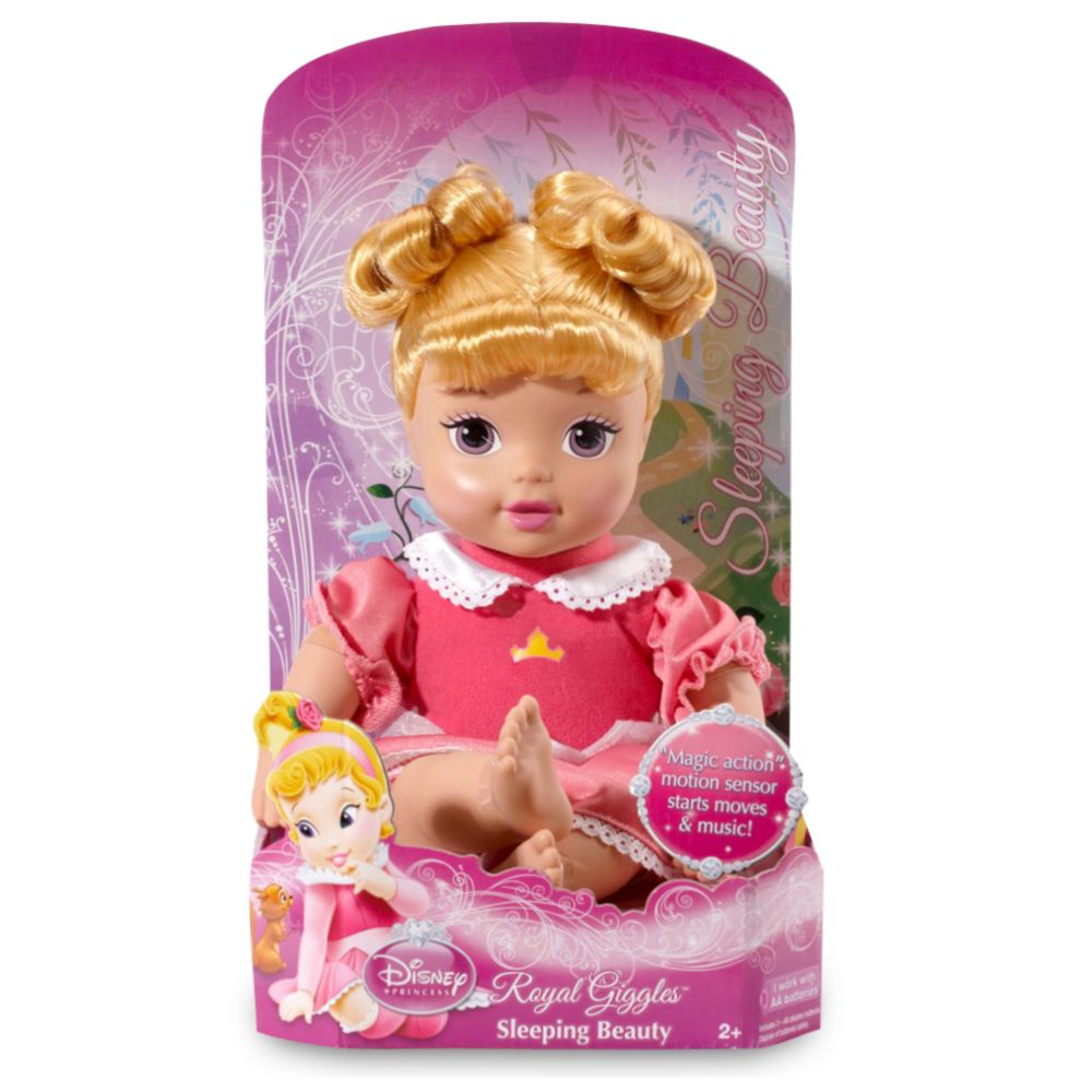 Royal Giggles Sleeping Beauty Doll by Mattel -- 12''