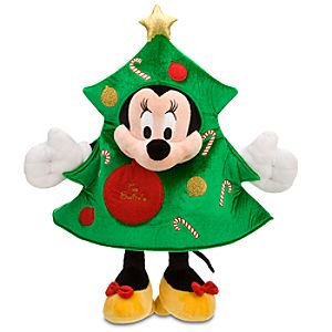 Personalized Christmas Tree Minnie Mouse Plush -- 18