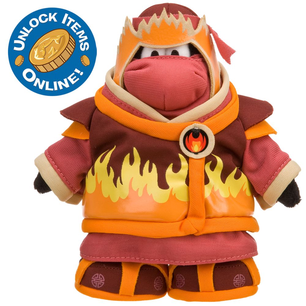 Club Penguin 6'' Limited Edition Penguin Plush -- Fire Ninja
