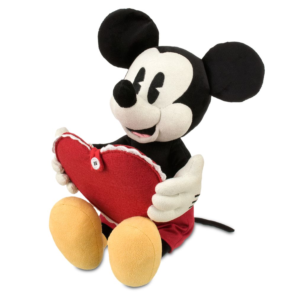Personalized Valentine's Day Mickey Mouse Plush -- 10''