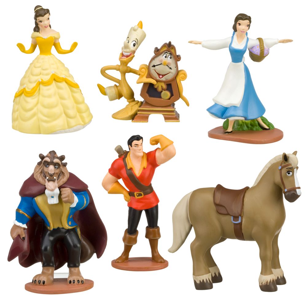 Beauty and the Beast Figure Play Set -- 6-Pc.