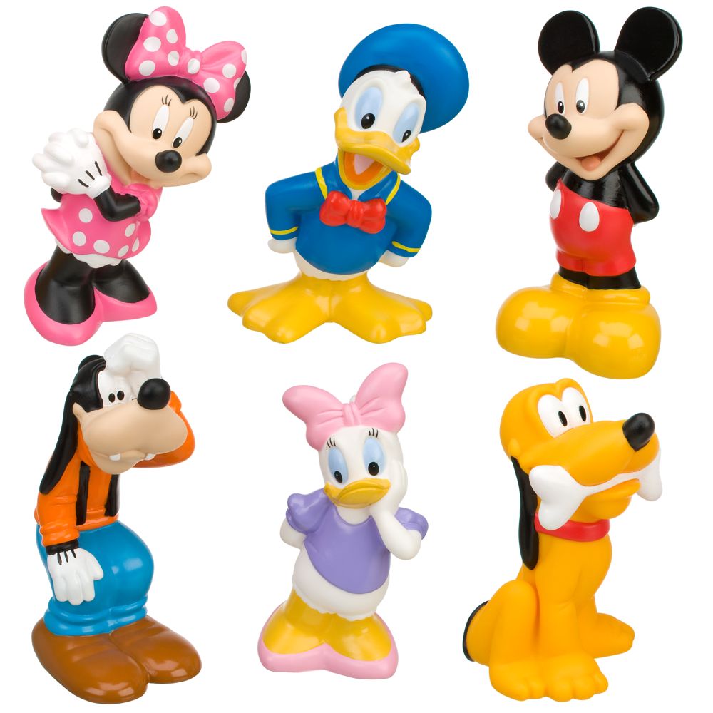 Mickey Mouse Clubhouse Bath Toy Play Set -- 6-Pc.