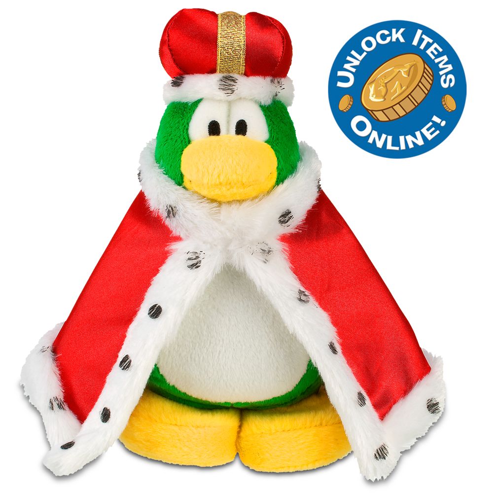 Club Penguin 6'' Limited Edition Penguin Plush -- King Roi (Rare Chase)