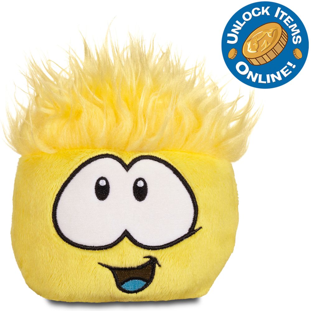 Club Penguin Series #6 - 4'' Yellow Pet Puffle