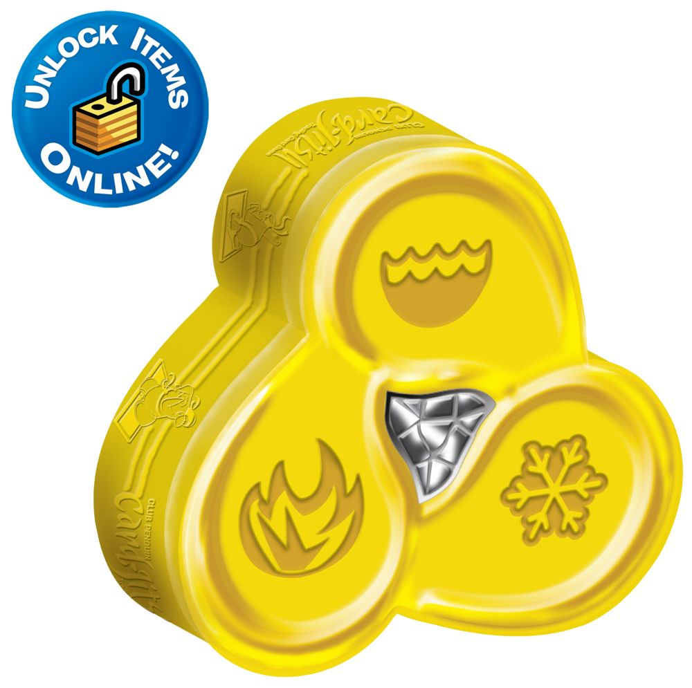 Club Penguin Card Jitsu Water Shaped Tin
