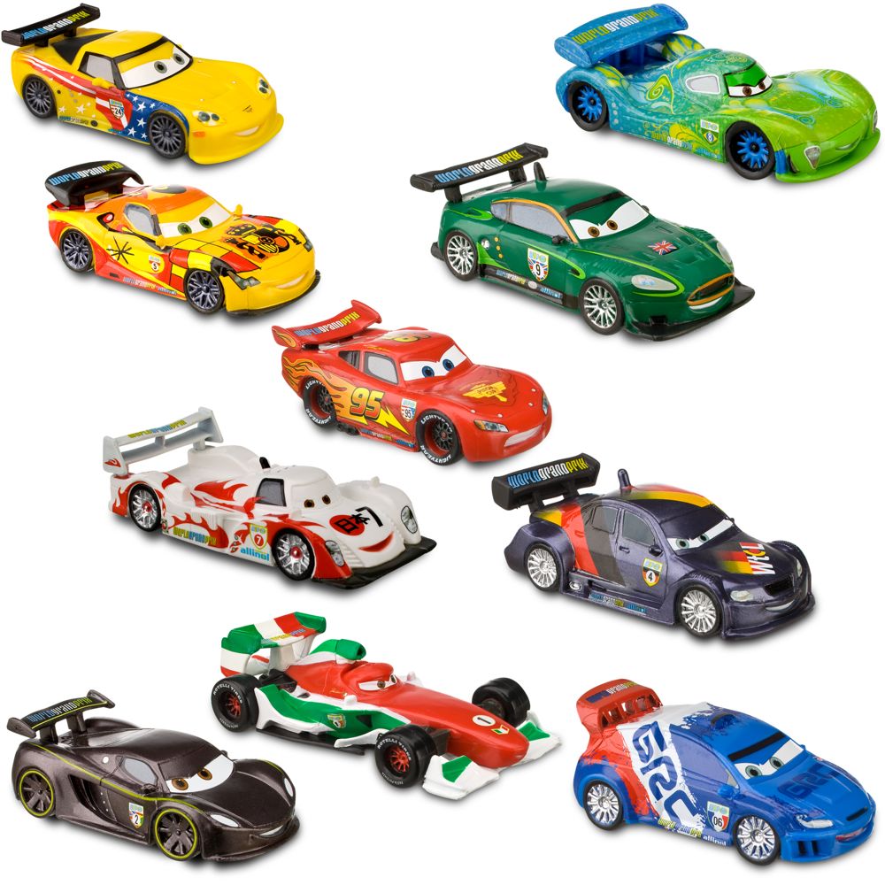 Deluxe Disney Cars 2 Figure Play Set -- 10-Pc.