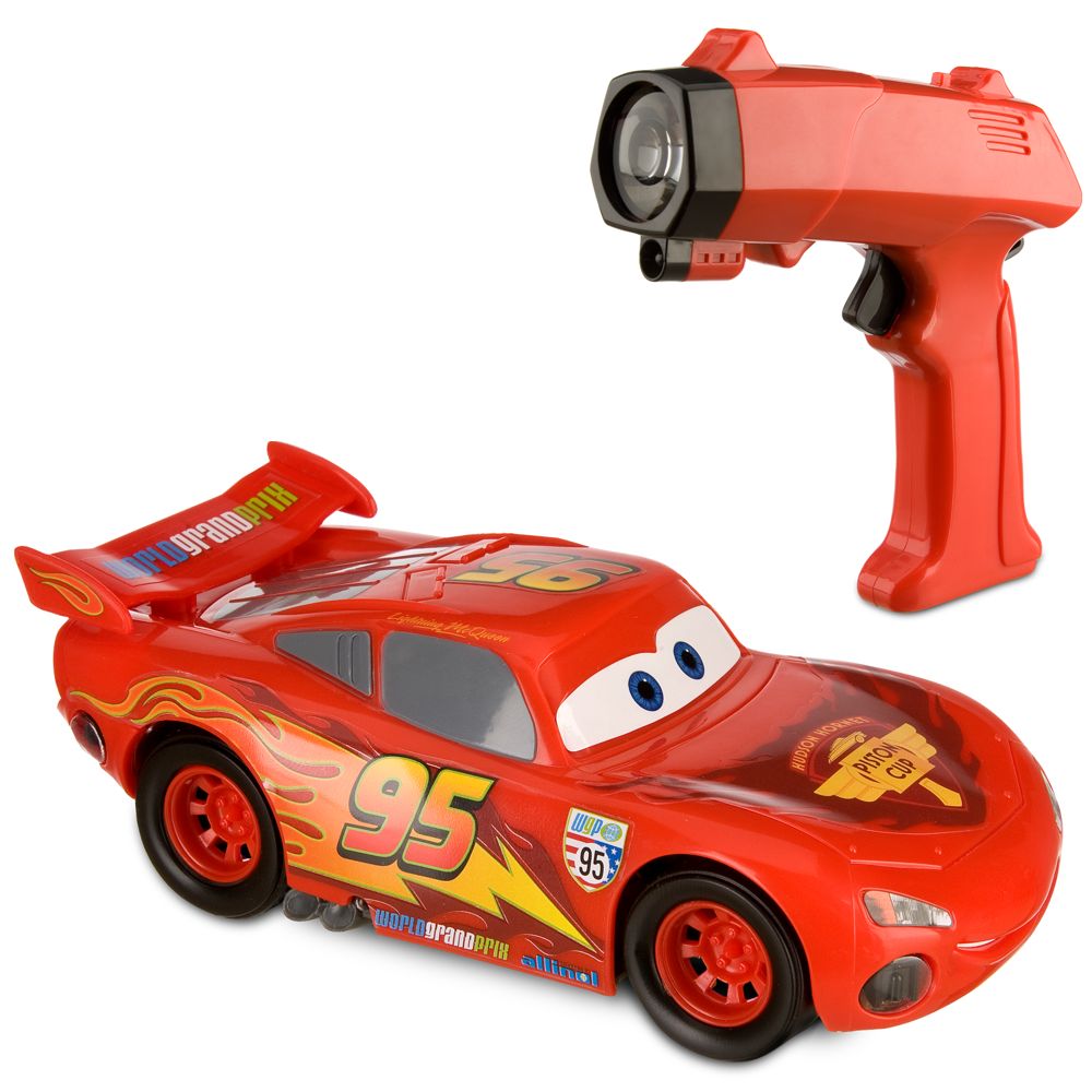 Cars 2 Lazer Light Chaser Lightning McQueen RC Vehicle