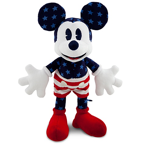 Americana Mickey Mouse Plush Toy -- 13''
