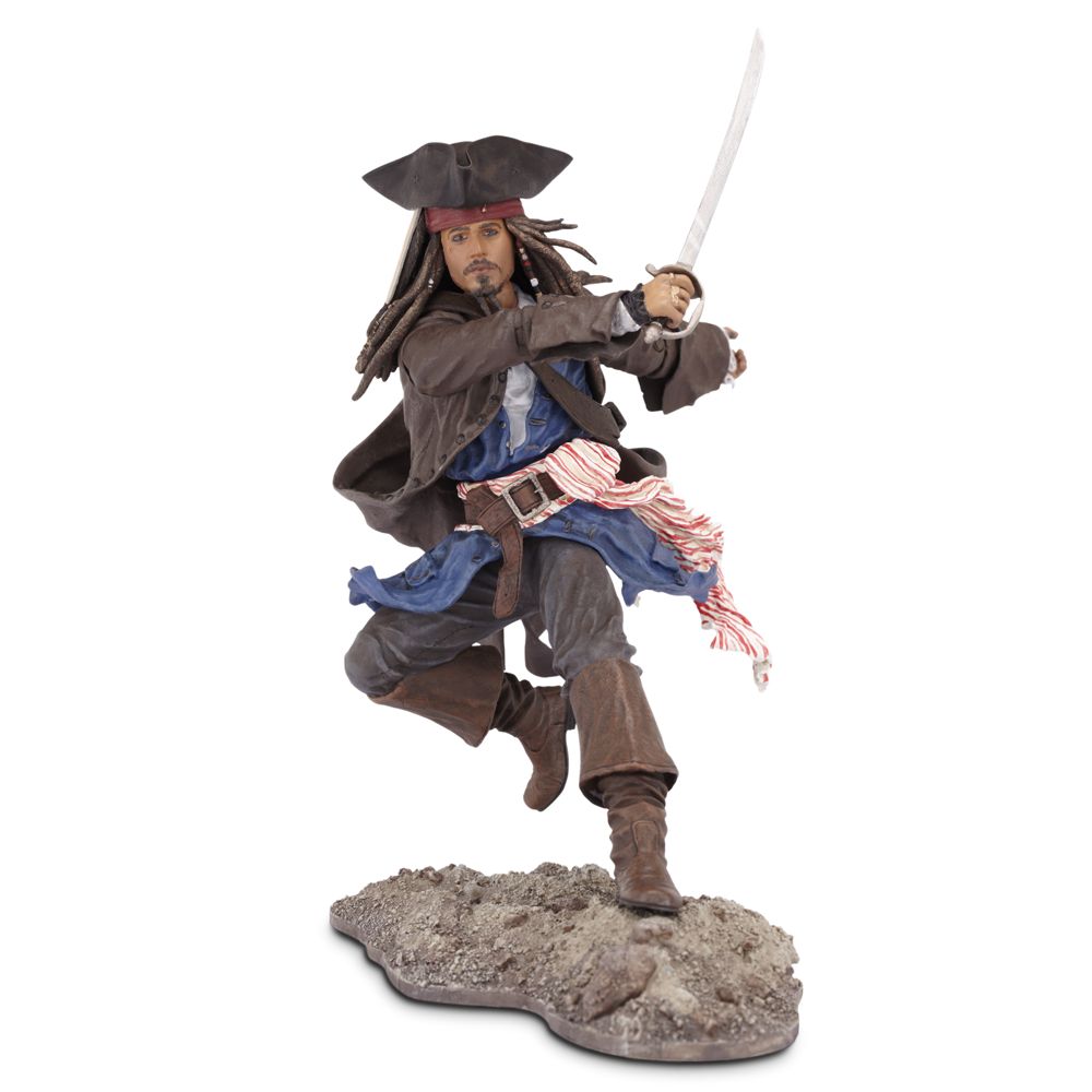 Pirates of the Caribbean Captain Jack Sparrow Action Figure -- 6'' H