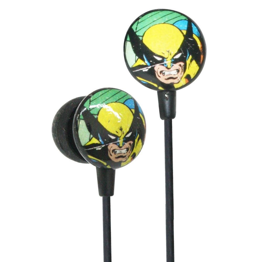 Earbud Style Marvel Comics Wolverine Headphones