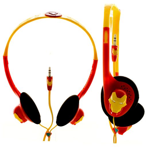 Headband Style Marvel Comics Iron Man Headphones