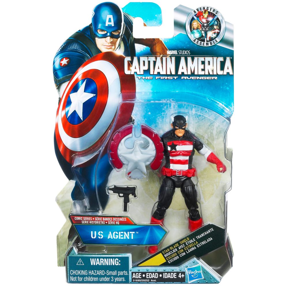 US Agent Captain America Action Figure -- 3 3/4 H