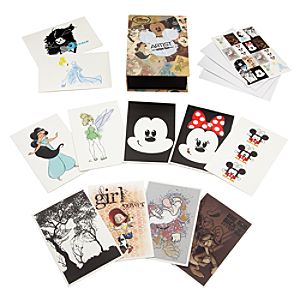 Disney Store Artist Series Two Notecard Set