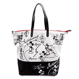 Mickey and Minnie Mouse 1928 Tote Bag