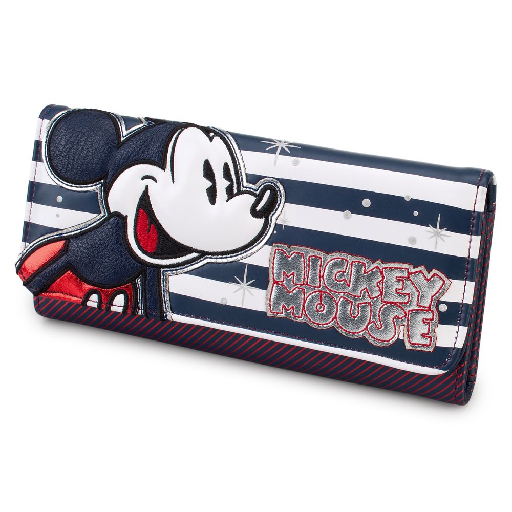 Stars and Stripes Trifold Mickey Mouse Wallet