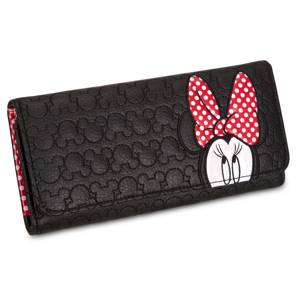 Faux Leather Minnie Mouse Wallet by Loungefly