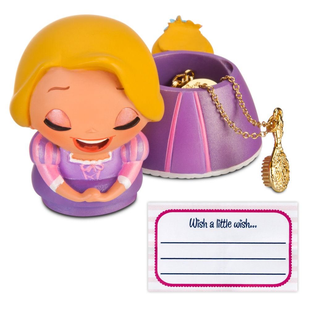 Kidada for Disney Store Wish-a-Little Rapunzel Figure with Charm Necklace