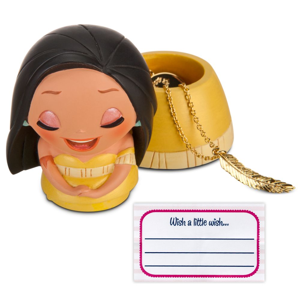 Kidada for Disney Store Wish-a-Little Pocahontas Figure with Charm Necklace