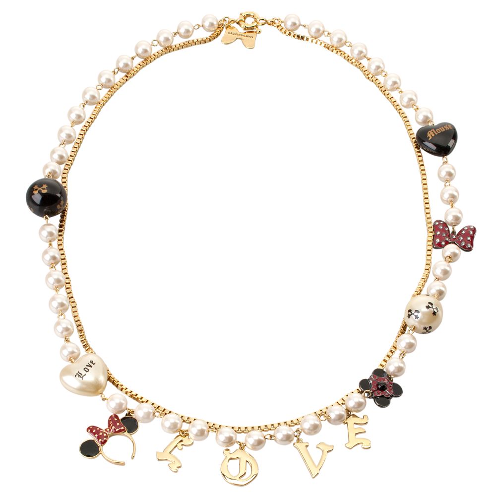 Love Charms Minnie Mouse Necklace by Disney Couture